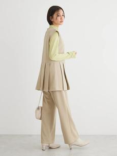 ・Petit Fleur タックテーパードパンツ ・Petit Fleur タックテーパードパンツ